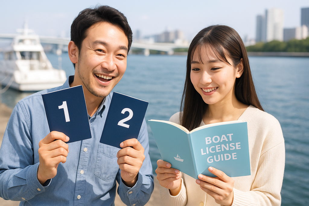 船舶免許1級と2級の違いと進級・取得方法