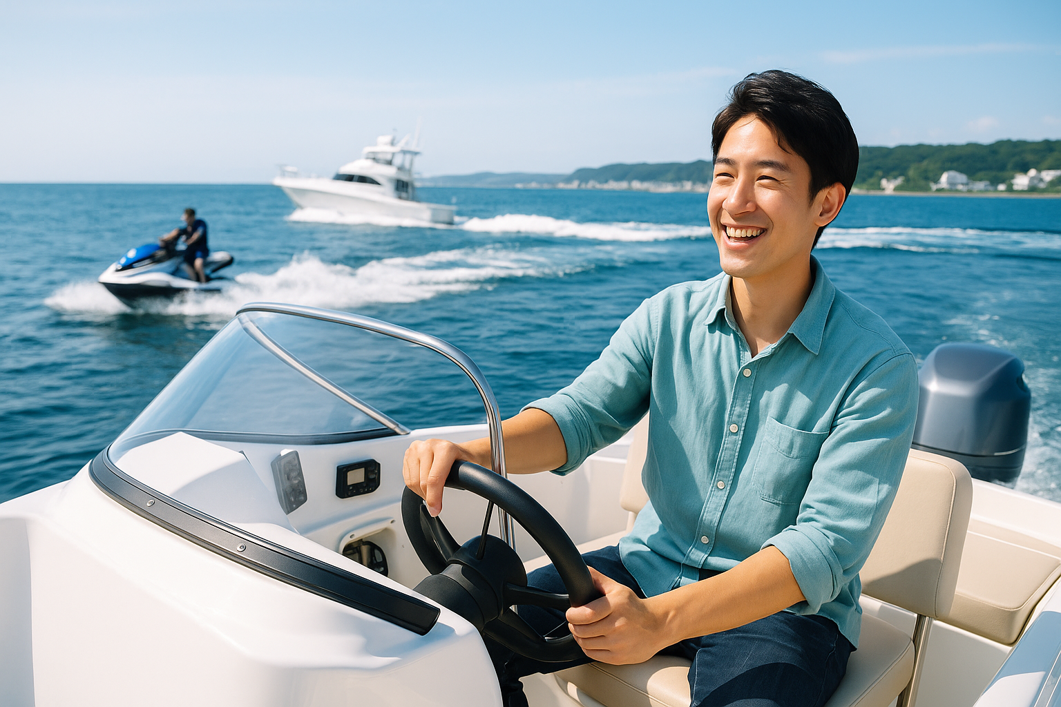 4級船舶免許で乗れる船とは？免許の範囲と注意点