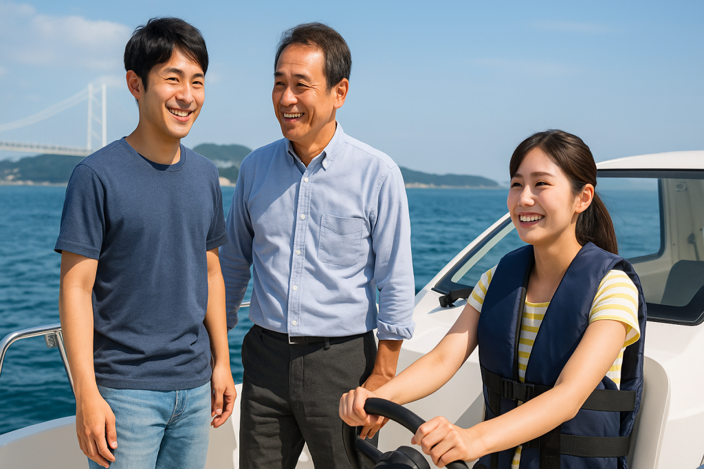 4級船舶免許で乗れる船と他免許の違い