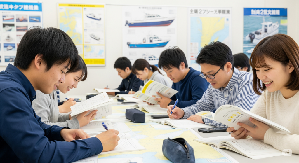 高い2級船舶免許合格率を達成するための試験対策